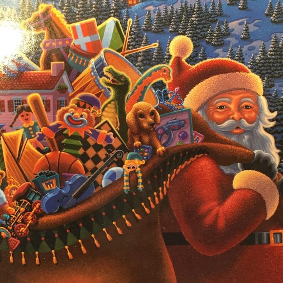 DOWDLE Puzzle 500 pieces Santa Christmas Delivery - Picture 2 of 6